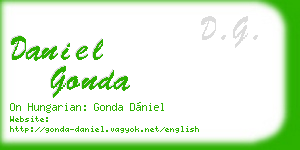 daniel gonda business card